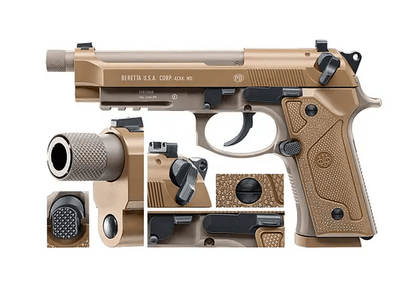 Пневматический пистолет Umarex Beretta Mod. M9A3 FM Blowback кол. 4,5 мм Фото 3